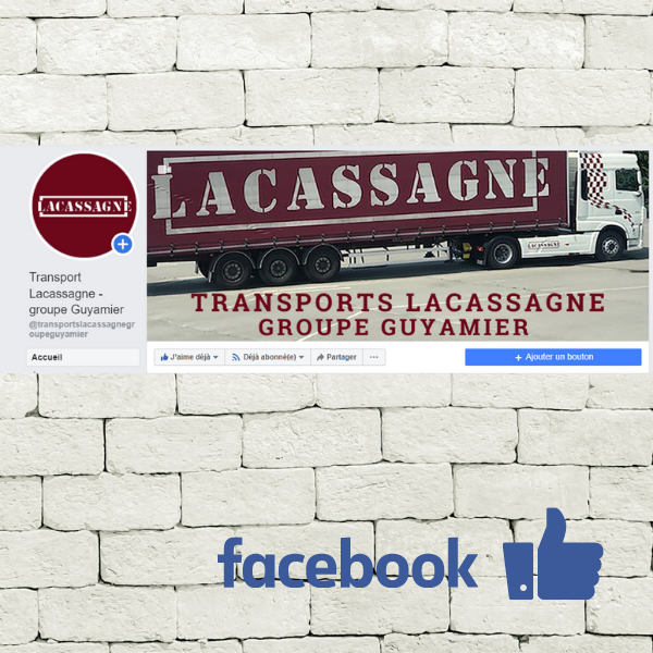 Transports Lacassagne transport routier de marchandises animation réseaux sociaux conseil en communication page facebook