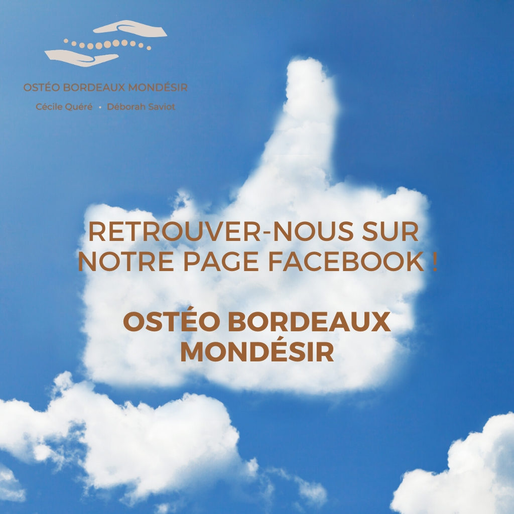 Osteo Bordeaux Mondésir Animation de la page facebook community management conseil en communication